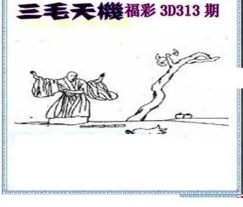 25313期: 三毛3D精品图谜