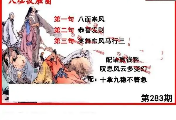 25283期: 福彩3D丹东全图分析