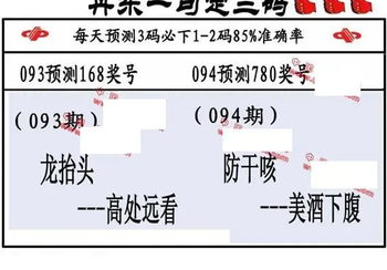 26094期: 福彩3D丹东全图分析