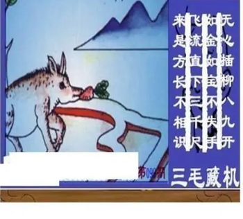 26099期: 三毛3D精品图谜