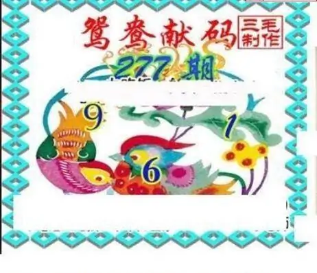 25277期: 三毛3D精品图谜