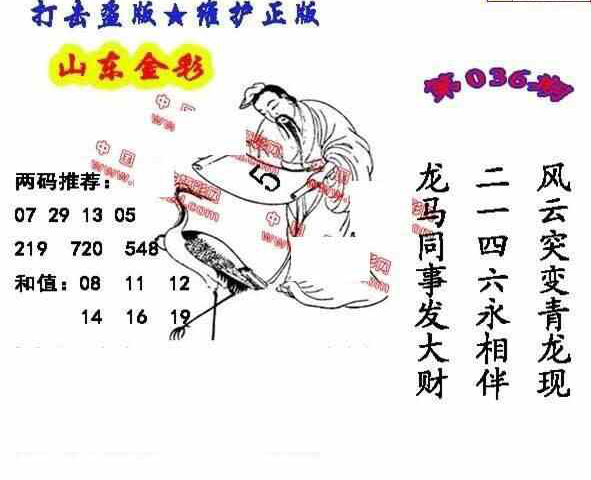 25036期: 福彩3D丹东全图分析