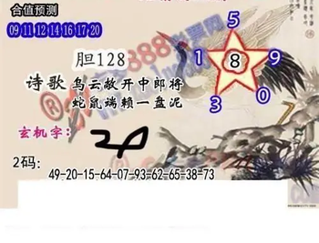 26059期: 白老3D杀码图版