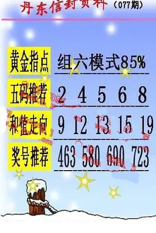 26077期: 福彩3D丹东全图分析