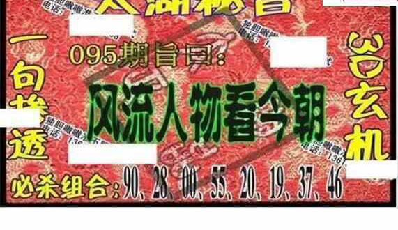 24095期: 太湖图福彩3D精品预测