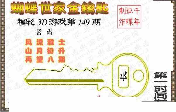 24149期: 3D蝴蝶世家蝴蝶彩图