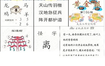 26106期: 大兵福彩3D黄金报图版