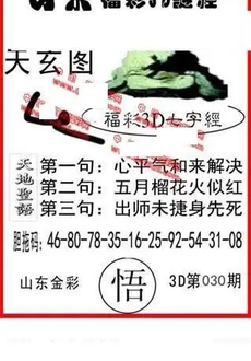 26030期: 福彩3D丹东全图分析