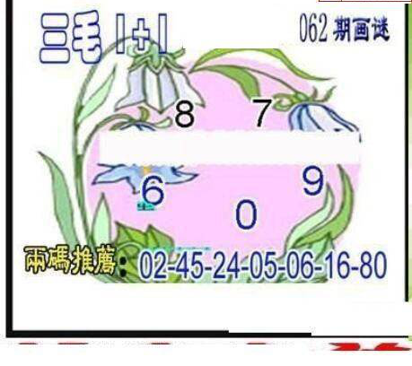 25062期: 三毛3D精品图谜