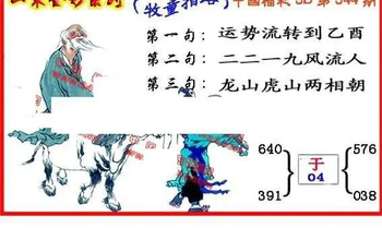 25344期: 福彩3D丹东全图分析