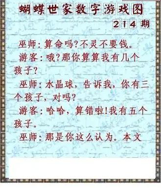 25214期: 3D蝴蝶世家蝴蝶彩图