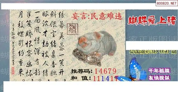 26050期: 3D蝴蝶世家蝴蝶彩图