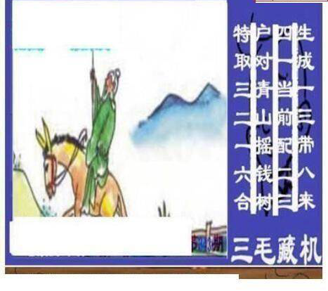 24343期: 三毛3D精品图谜
