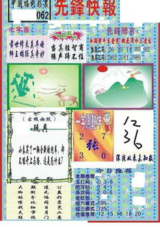 26062期: 福彩3D丹东全图分析