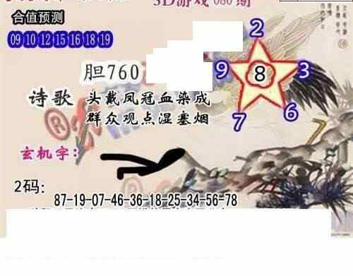 24080期: 白老3D杀码图版