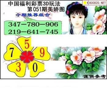 福彩3D 26051期佐罗图一掌经预测图