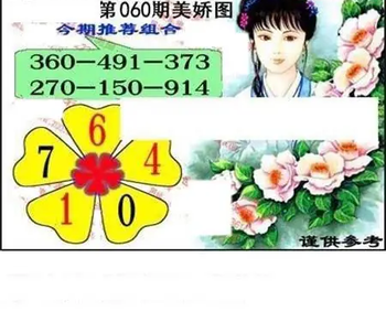 福彩3D 26060期佐罗图一掌经预测图