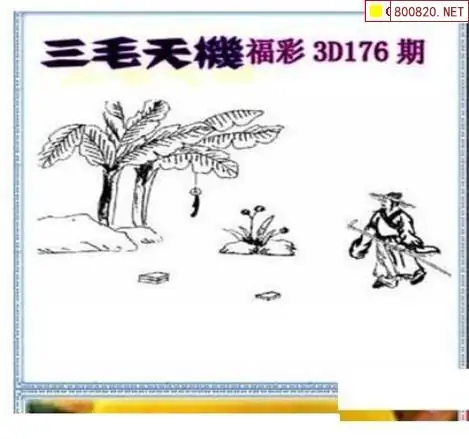 25176期: 三毛3D精品图谜