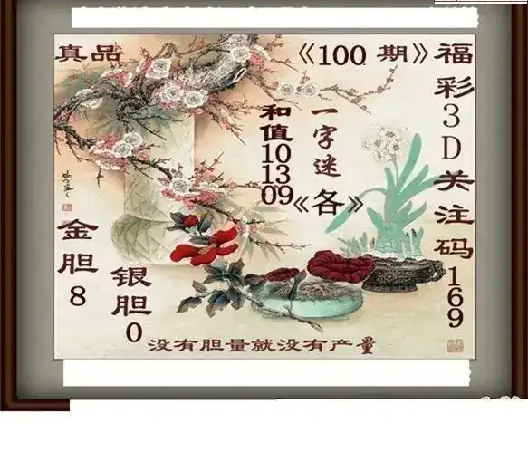 25100期: 白老3D杀码图版