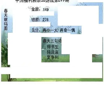 26099期: 大兵福彩3D黄金报图版