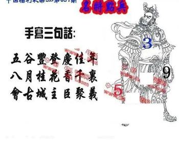 26031期: 福彩3D丹东全图分析