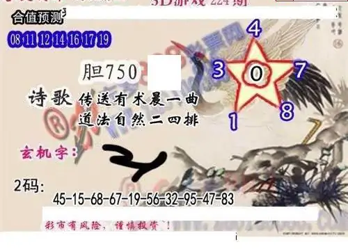 25224期: 白老3D杀码图版