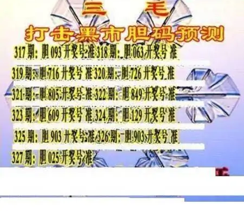 25327期: 三毛3D精品图谜