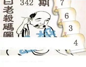 25342期: 白老3D杀码图版