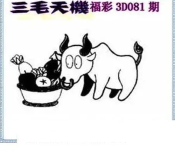 26081期: 三毛3D精品图谜