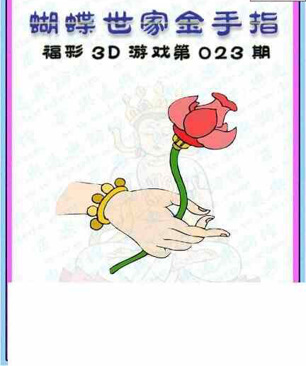 25023期: 3D蝴蝶世家蝴蝶彩图
