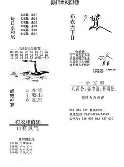 25340期: 福彩3D全套图版参考