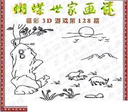 25128期: 3D蝴蝶世家蝴蝶彩图