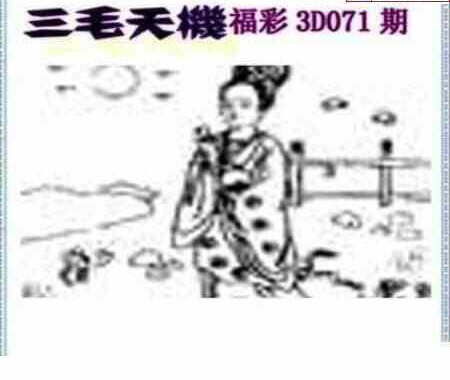 24071期: 三毛3D精品图谜