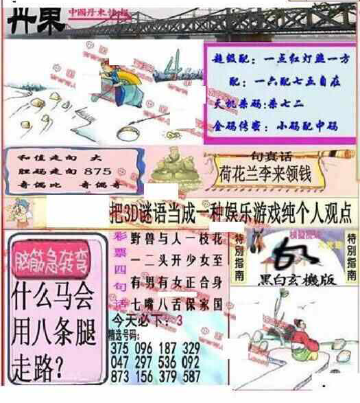 24152期: 福彩3D丹东全图分析