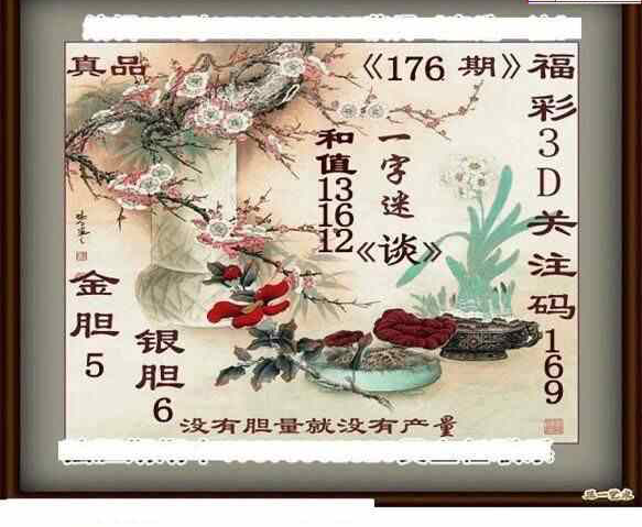 24176期: 白老3D杀码图版