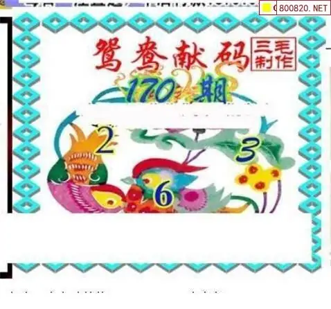 25170期: 三毛3D精品图谜