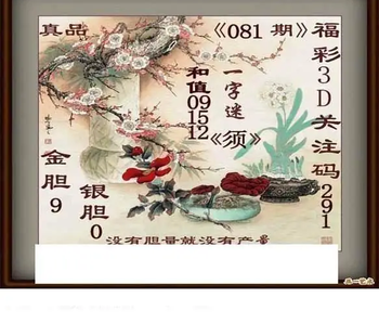 26081期: 白老3D杀码图版