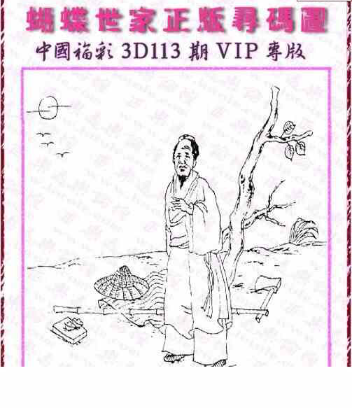 24113期: 3D蝴蝶世家蝴蝶彩图