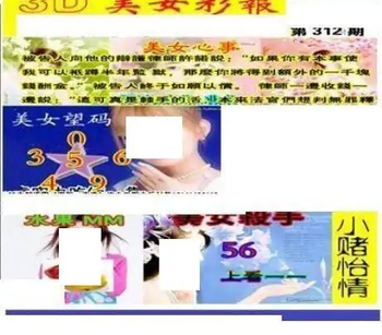 25312期: 三毛3D精品图谜