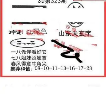 25323期: 福彩3D丹东全图分析