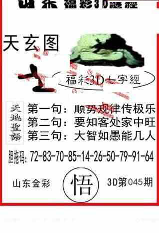 25045期: 福彩3D丹东全图分析