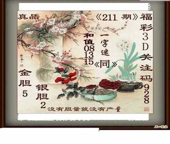 24211期: 白老3D杀码图版