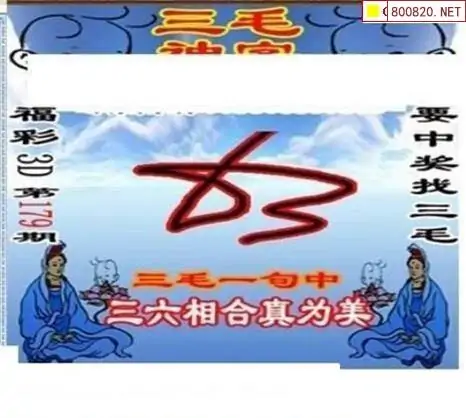 25179期: 三毛3D精品图谜
