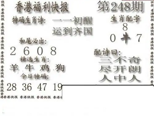 25248期: 白老3D杀码图版