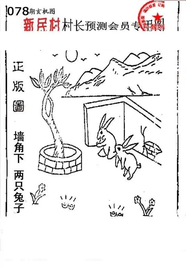 25078期: 老村长福彩3D天天图谜