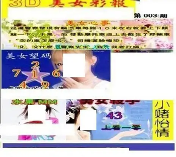26003期: 三毛3D精品图谜