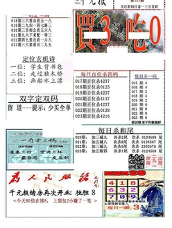 26023期: 福彩3D全套图版参考