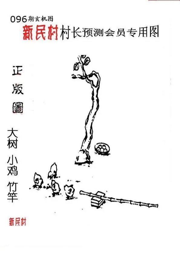 25096期: 老村长福彩3D天天图谜