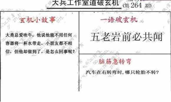 24264期: 大兵福彩3D黄金报图版