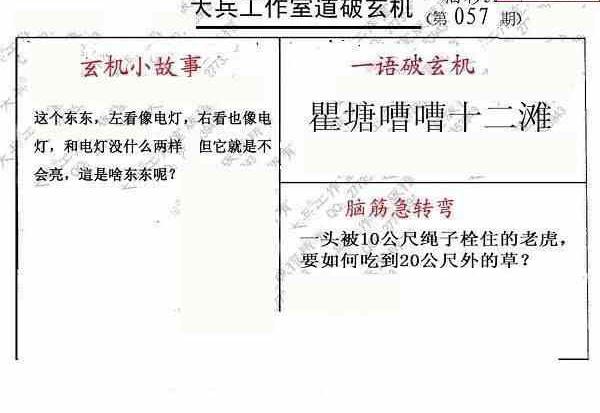 25057期: 大兵福彩3D黄金报图版